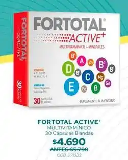 Cruz Verde Fortotal active multivitaminico oferta