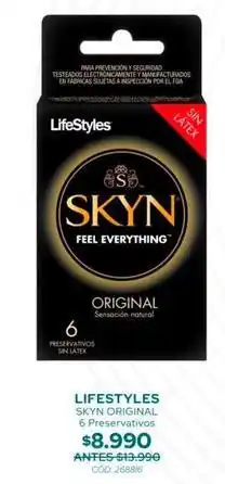 Cruz Verde Lifestyles - lifestyles skyn original 6 preservativos oferta