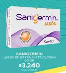 Cruz Verde Jabon en barra sin triclosan oferta