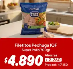Unimarc Filetitos pechuga iqf super pollo oferta