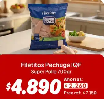 Filettitos pechuga iqf