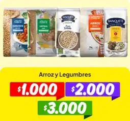 Unimarc Banquete - arroz y legumbres oferta