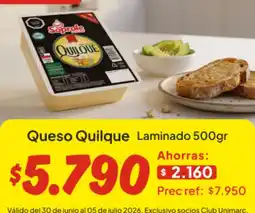 Unimarc Club - queso laminado oferta