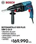 Construmart Bosch - rotomartillo sds plus gbh 2-24 d oferta