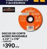 Construmart Discos de corte acero inoxidable oferta
