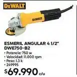 Construmart Dewalt - esmeetl 4kdwe750-b2 oferta