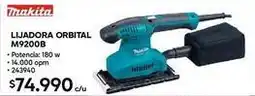 Construmart Makita - lijadora orbital m9200b oferta