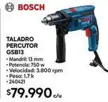 Construmart Bosch - taladro percutor gsb13 oferta
