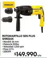 Construmart Stanley - rotomartillo sds plus shr264k oferta