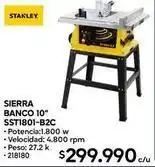 Construmart Stanley - sierra banco 10 sst1801-b2c oferta