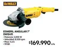 Construmart Dewalt - esmeril angular 7 dwe491 oferta