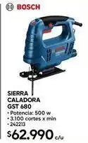 Construmart Bosch - sierra caladora gst 680 oferta