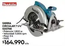 Construmart Makita - sierra circular oferta