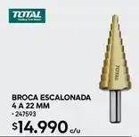 Construmart Broca escalonada 4 a 22 mm oferta