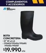 Construmart Bota concretera oferta