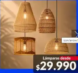 Constructor Sodimac Lámparas desde oferta