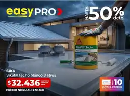 Easy Sika - fill techo blanco oferta
