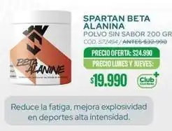 Cruz Verde Club - spartan beta alanina oferta