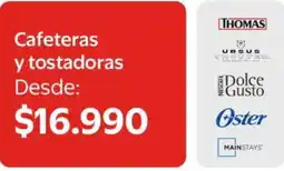 Lider Thomas - cafeteras y tostadoras oferta