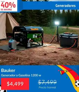 Constructor Sodimac Bauker - generador a gasolina oferta