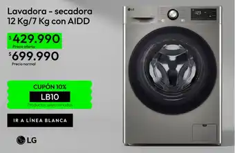 Lg lavadora secadora