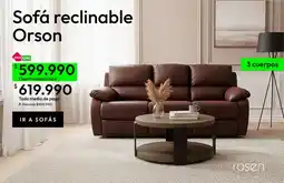 Falabella Orson sofá reclinable oferta
