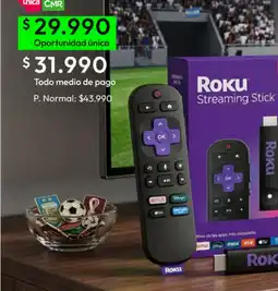 Falabella Roku streaming stick oferta