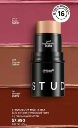 Cyzone Studio look multi stick barra de color cremosa para rostro oferta