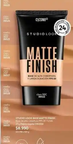 Cyzone Cyzone studio look base matte finish oferta