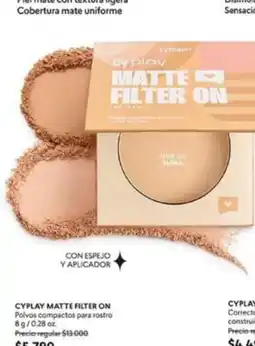 Cyzone Matte filter on oferta