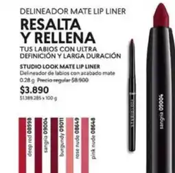 Cyzone Delineador mate lip liner resalta y rellena oferta