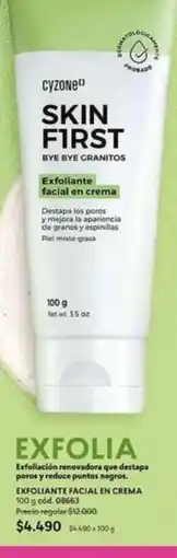 Cyzone Cyzone - exfoliante facial in crema oferta