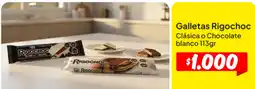 Unimarc Galletas rigochoc clásica o chocolate blanco oferta