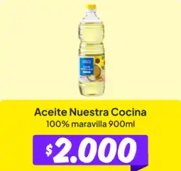 Unimarc Nuestra aceite cocina 100% maravilla oferta