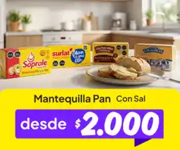 Unimarc Mantequilla pan con sal oferta