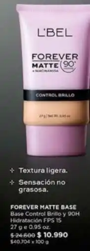 L'Bel Control - forever matte base oferta