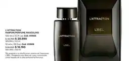 L'Bel L'attraction parfum/perfume masculino oferta