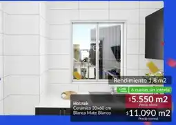 Constructor Sodimac Holztek - ceramiar blanca mate blanco oferta
