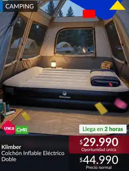 Constructor Sodimac Klimber - colchón inflable eléctrico doble oferta