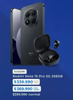 Paris Xiaomi - redmi note 15 pro 5g 256gb oferta