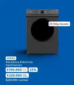 Paris Midea - secadora eléctrica ventilacion oferta