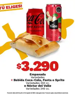 OXXO Coca cola - empanada oferta