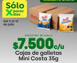 Jumbo Costa - cajas de galletas mini oferta