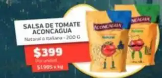 Super Ganga Aconcagua - salsa de tomate oferta