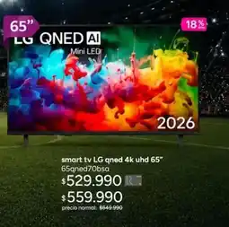 Ripley Lg - smart tv qned 4k uhd 65 oferta