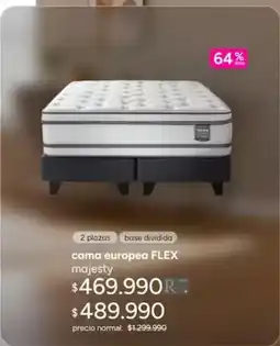 Ripley Flex - cama europea majesty oferta