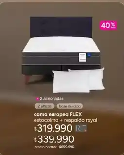 Ripley Flex - cama europea oferta