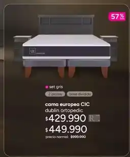 Ripley Msi - cama europea cic oferta