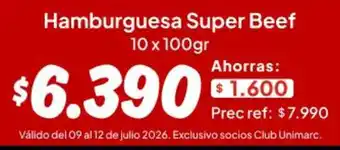 Club - hamburguesa super beef