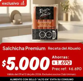 Abuelo - salchicha premium receta del